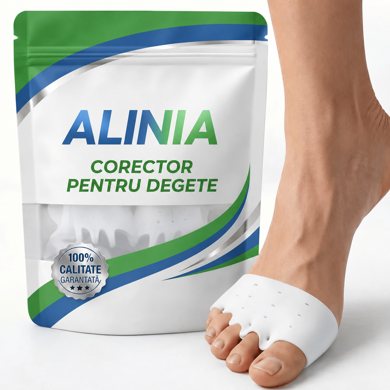 Alinia™ – Corector pentru Degete – Set pentru ambele picioare
